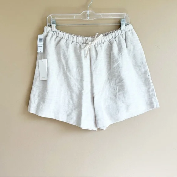 New Aritzia WILFRED Omnia Linen Shorts in Natural Ecru size Medium SOLD - Picture 8 of 15
